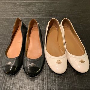 Two Coach Ballet Flats For The Price Of One!!